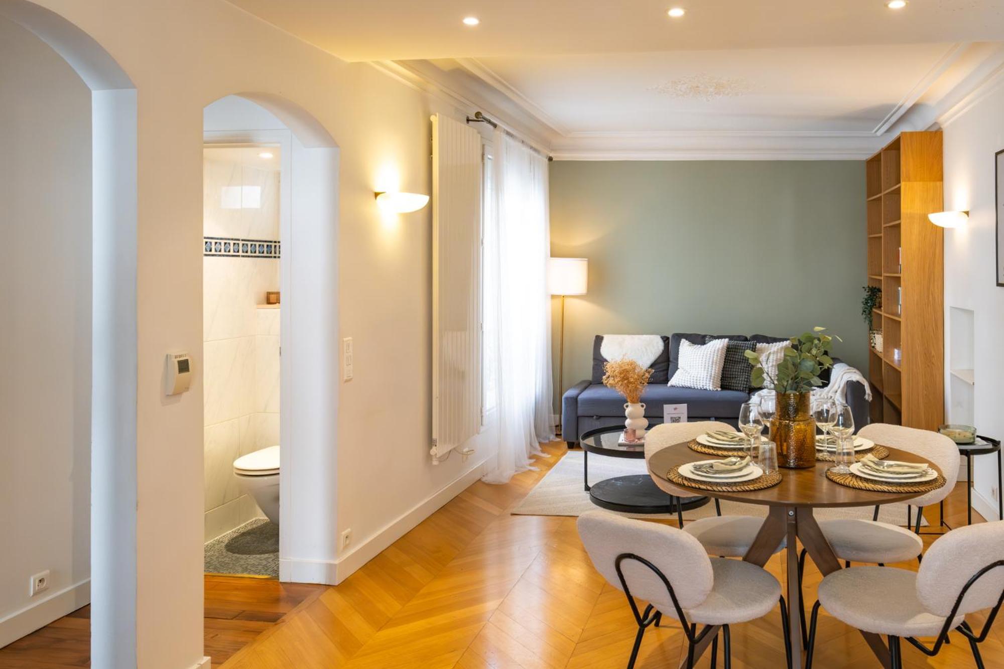 Spacious Apartment For 6 People Paris Dış mekan fotoğraf